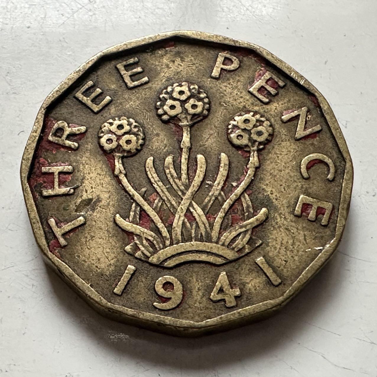 🌹外币初藏🌹🐯2025年第141场  每周二四六晚8️⃣点 接代拍 英国1941年三便士 