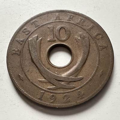 🌹外币初藏🌹🐯2025年第141场  每周二四六晚8️⃣点 接代拍 - 英属东非1924年10分