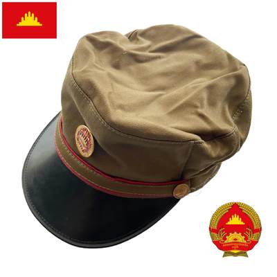熹将军2026新春小拍2 总57期 - 大珍 柬埔寨人民共和国时期夏季常服军帽 配件齐全