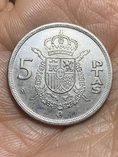 2025年第一百三十七场(总第一百六十三场）外国好品散币场(免佣金) - 西班牙🇪🇸1983年5比塞塔(胡安·卡洛斯一世第二版)