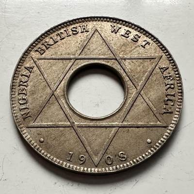 🌹外币初藏🌹🐯2025年第141场  每周二四六晚8️⃣点 接代拍 - 英属西非1908年1/10便士 c