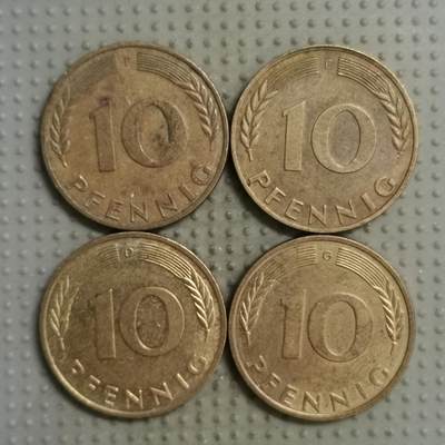 2025年第140场各国散币拍卖（总第140场） - 德国10芬尼4枚