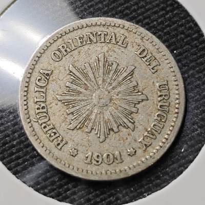 KK钱币收藏小铺 第381期  2月预留时间 周末发货 - 1901 乌拉圭2分