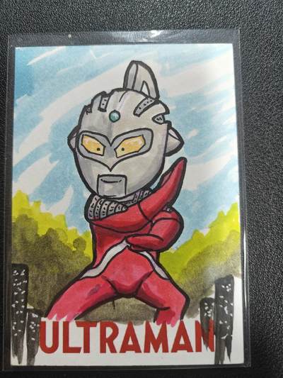 天玑星卡拍第151期《12.18周四截拍》持续收拍收评中 满赠卡需备注 - 【手绘卡】RRPARKS 奥特曼 官方手绘卡