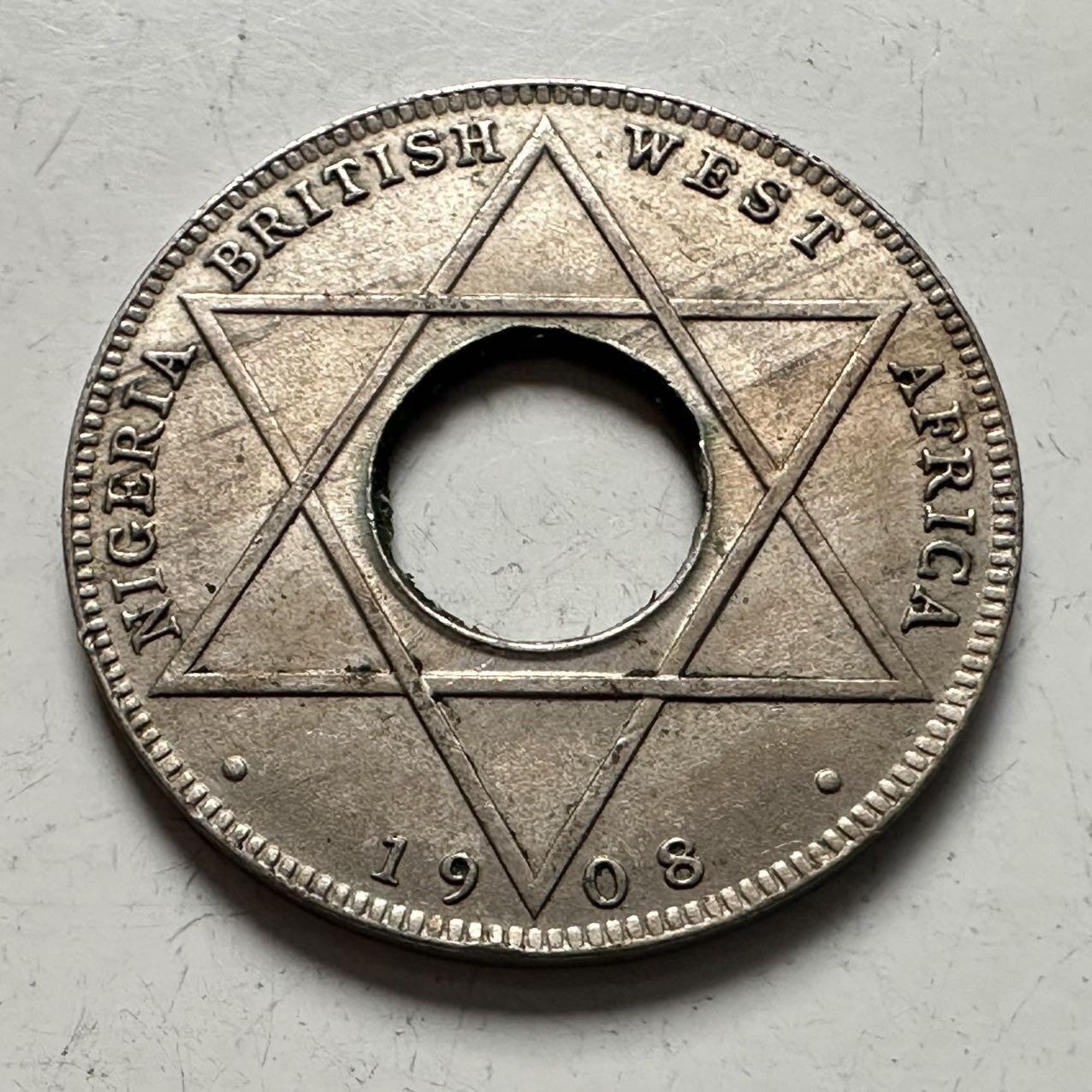 🌹外币初藏🌹🐯2025年第141场  每周二四六晚8️⃣点 接代拍 英属西非1908年1/10便士 b