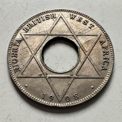 🌹外币初藏🌹🐯2025年第141场  每周二四六晚8️⃣点 接代拍 - 英属西非1908年1/10便士 b