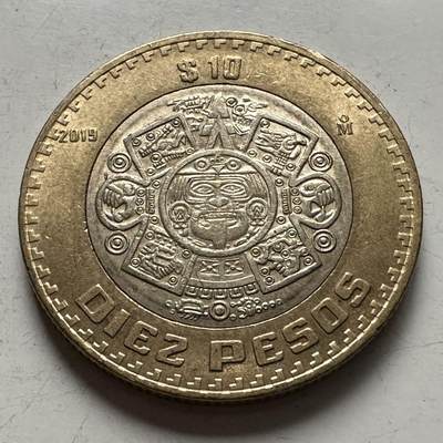 🌹外币初藏🌹🐯2025年第141场  每周二四六晚8️⃣点 接代拍 - 墨西哥2019年10比索