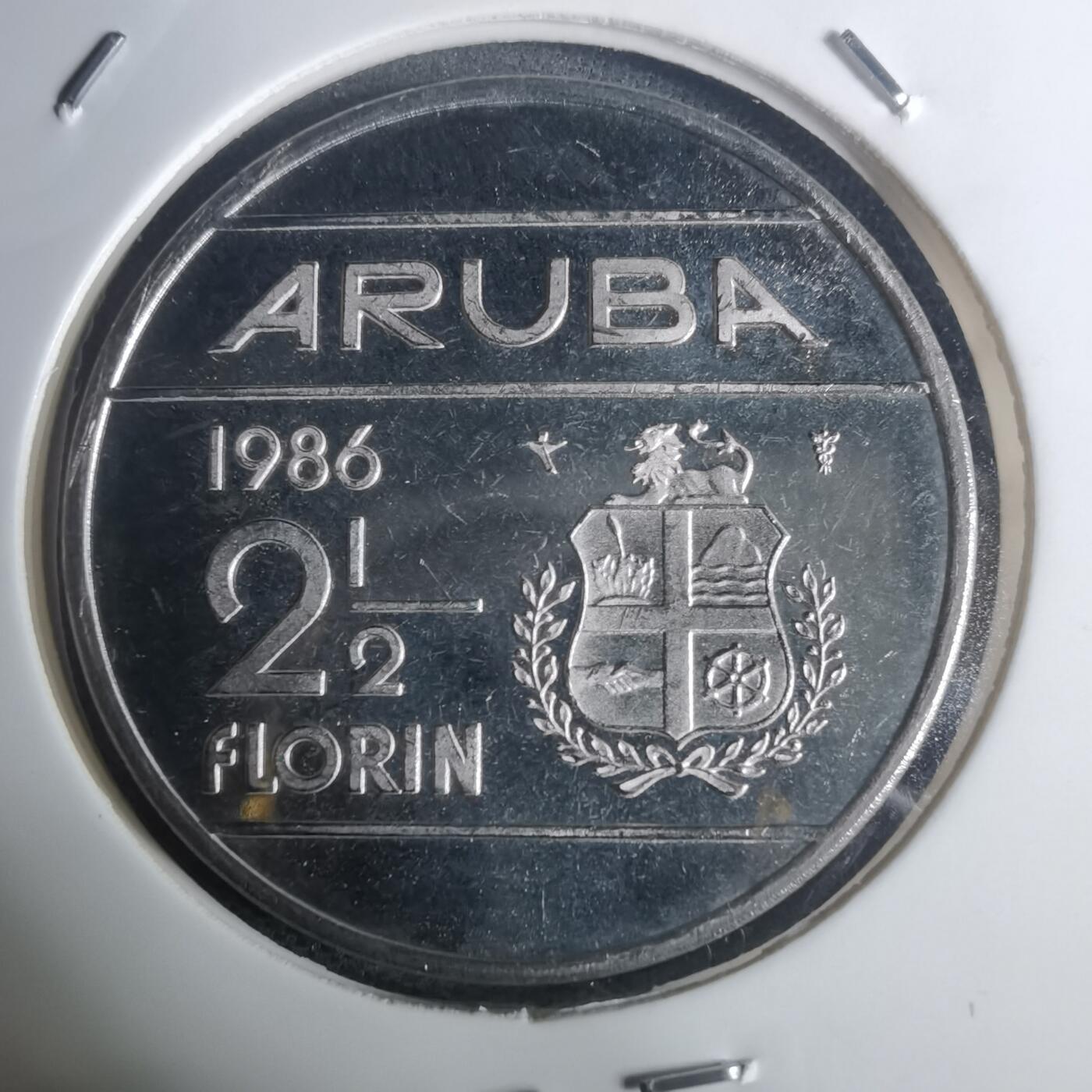 沼泽如烟--第935场 阿鲁巴1986年2.5弗洛林