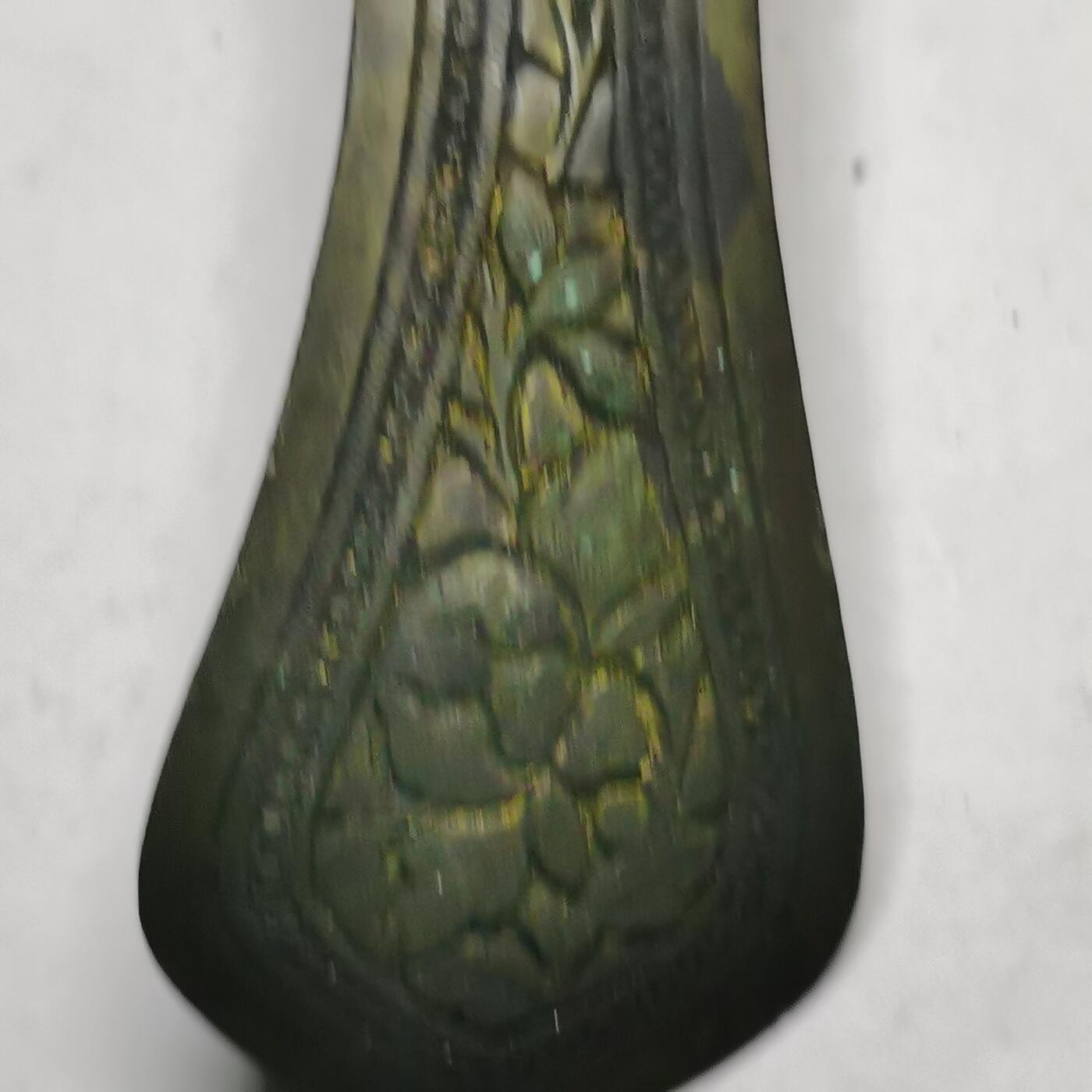 杂件专场89期 清代鎏金花纹发簪，带钢印款