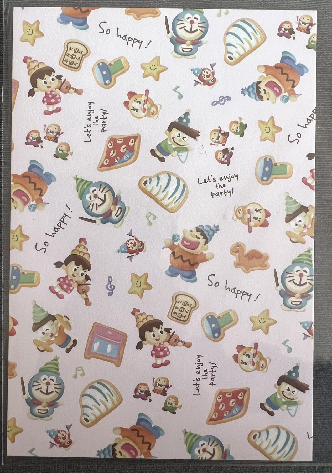 【哆啦A梦封片】未来店正版明信片+日本邮票+纪念戳 