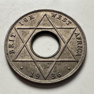 🌹外币初藏🌹🐯2025年第141场  每周二四六晚8️⃣点 接代拍 - 英属西非1936年 爱八 1/10便士