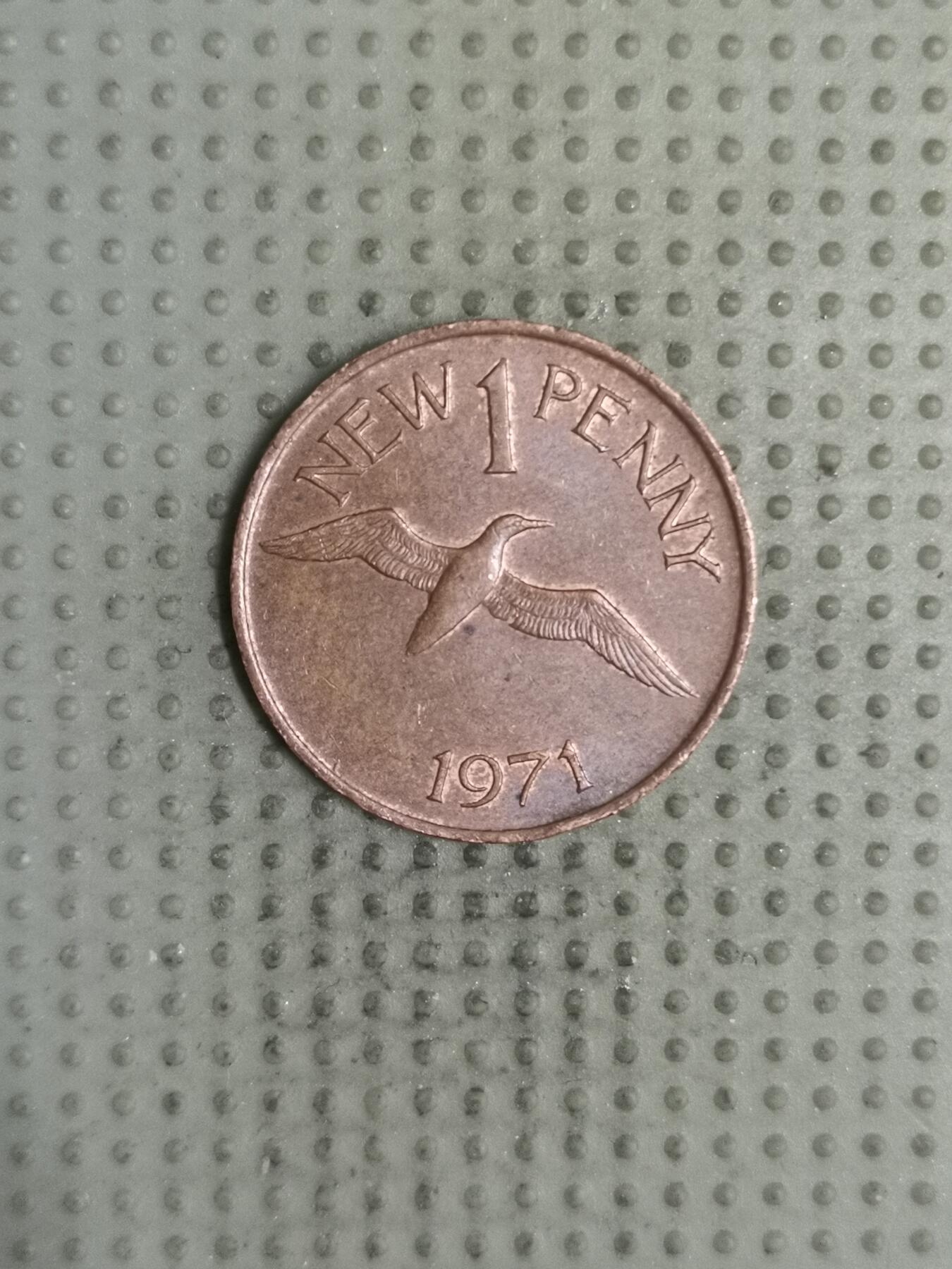 2025年第140场各国散币拍卖（总第140场） 根西岛1971年1便士