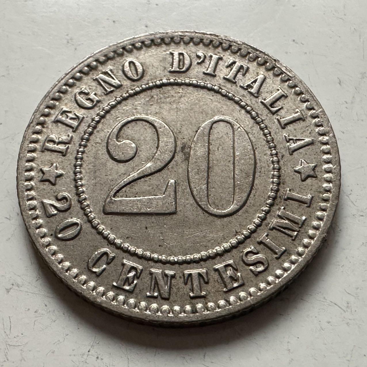 🌹外币初藏🌹🐯2025年第141场  每周二四六晚8️⃣点 接代拍 意大利1894年20分