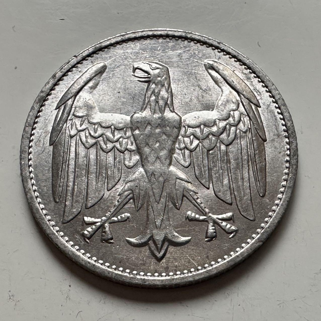 🌹外币初藏🌹🐯2025年第141场  每周二四六晚8️⃣点 接代拍 魏玛共和国1922年三马克