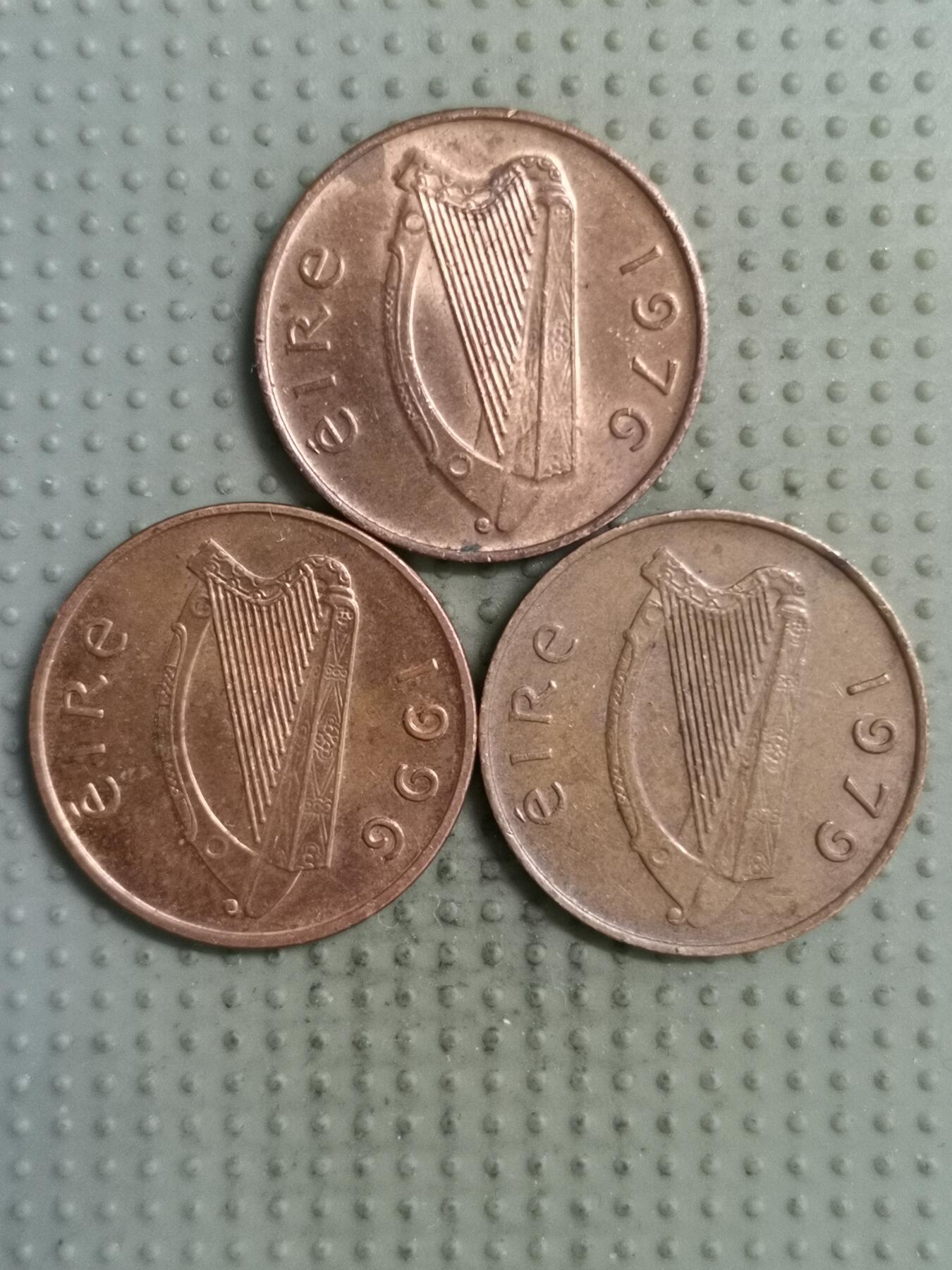 2025年第140场各国散币拍卖（总第140场） 爱尔兰1便士3枚