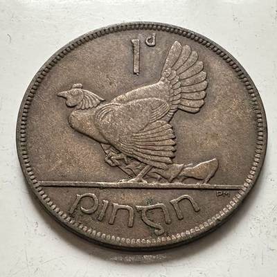 🌹外币初藏🌹🐯2025年第141场  每周二四六晚8️⃣点 接代拍 - 爱尔兰1928年自由邦首年版一便士