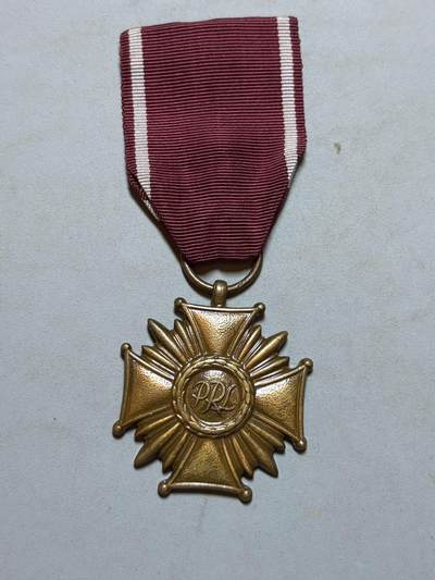 盛世勋华——号角文化勋章邮票专场拍卖第294期 - 波兰（社会主义）铜级功勋十字勋章 