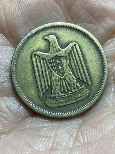 2025年第一百三十七场(总第一百六十三场）外国好品散币场(免佣金) - 埃及🇪🇬1960年10米利姆(阿拉伯联合共和国时期)