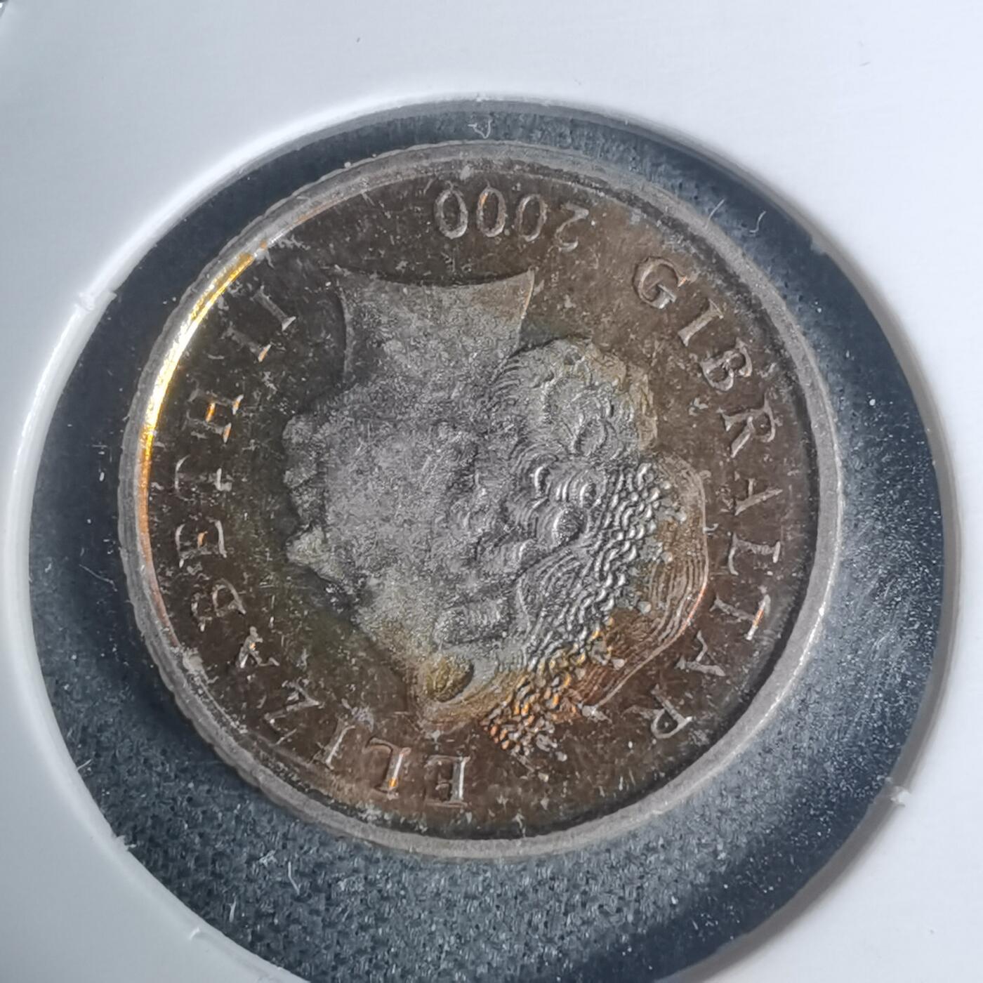 沼泽如烟--第934场 直布罗陀2000年5便士