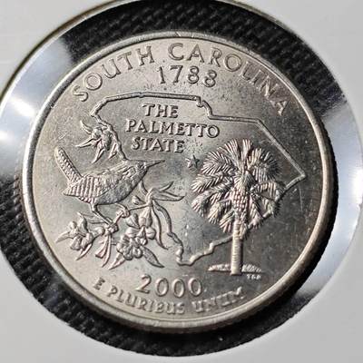 KK钱币收藏小铺 第381期  2月预留时间 周末发货 -  美国25分纪念币 好品