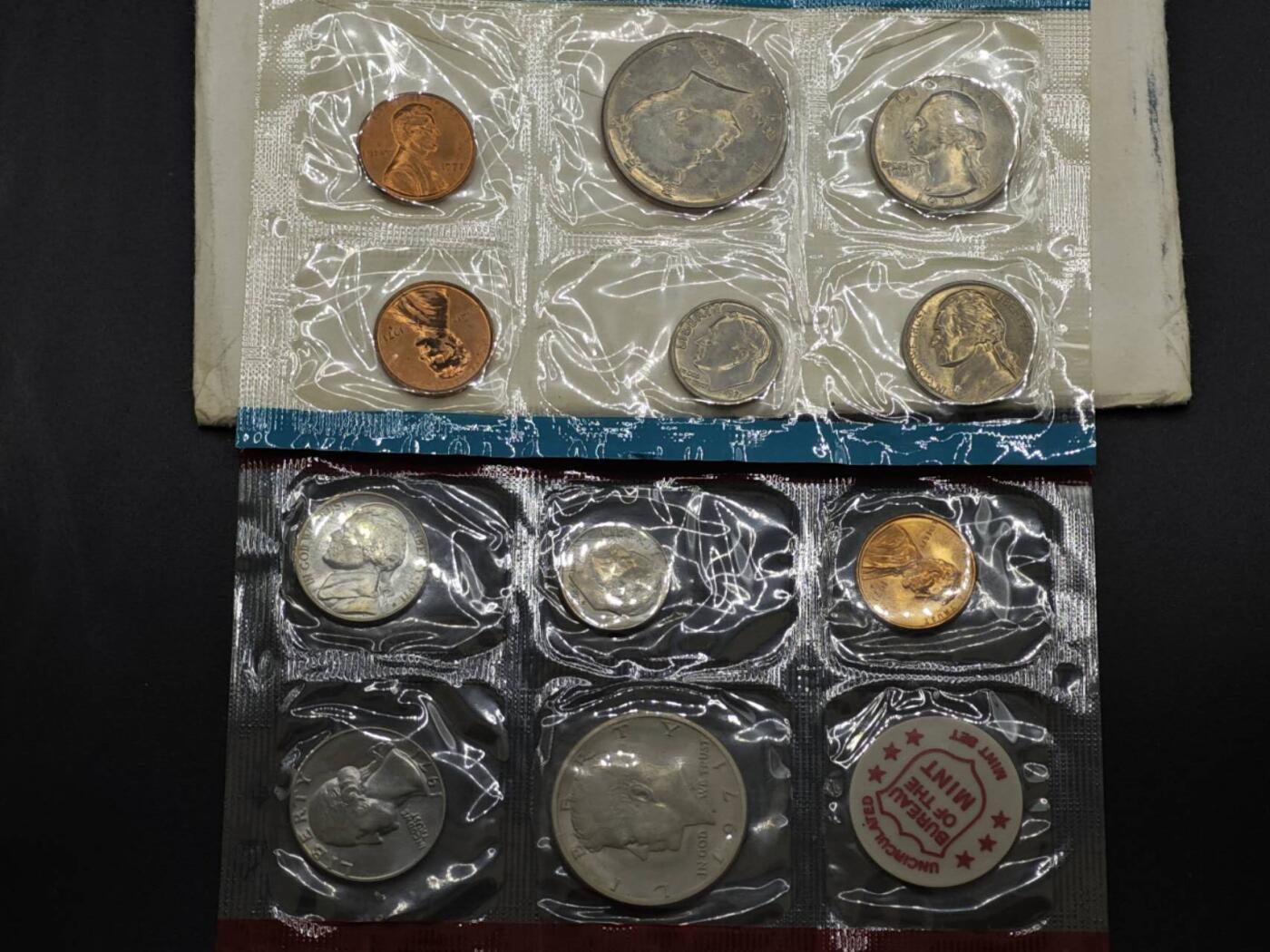 【淘币小摊】实时拍第八百三十拍   银币套币场   满百包邮可预留二周 每周一统一发货   美国1971年套币