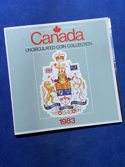 《竞宝斋》第448场 周日，周一，2场连拍 （全场包邮） - 加拿大1983年英国皇家造币厂官方套币
