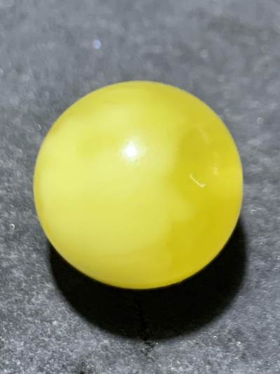 天然乌克兰原矿蜜蜡通货圆珠一颗， - 天然乌克兰原矿蜜蜡通货圆珠一颗，