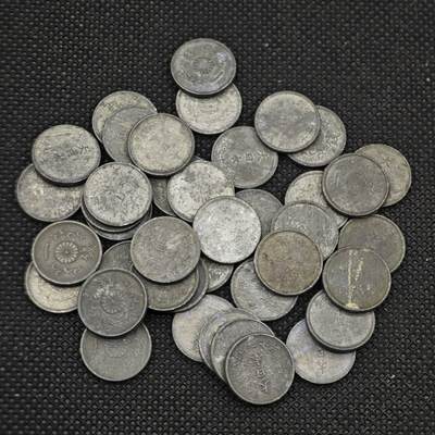 【淘币小摊】实时拍第八百三十一拍   散币场   满百包邮可预留二周 每周一统一发货   -   日本一钱锡币40枚