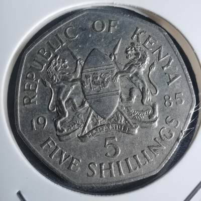 沼泽如烟--第935场 - 肯尼亚1985年5先令