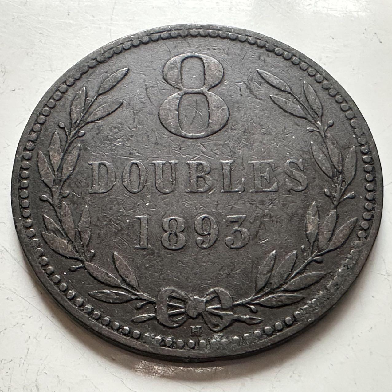 🌹外币初藏🌹🐯2025年第141场  每周二四六晚8️⃣点 接代拍 根西岛1893年8道布