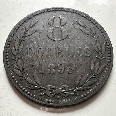 🌹外币初藏🌹🐯2025年第141场  每周二四六晚8️⃣点 接代拍 - 根西岛1893年8道布