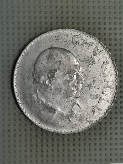 2025年第140场各国散币拍卖（总第140场） - 英国1965年丘吉尔克朗币