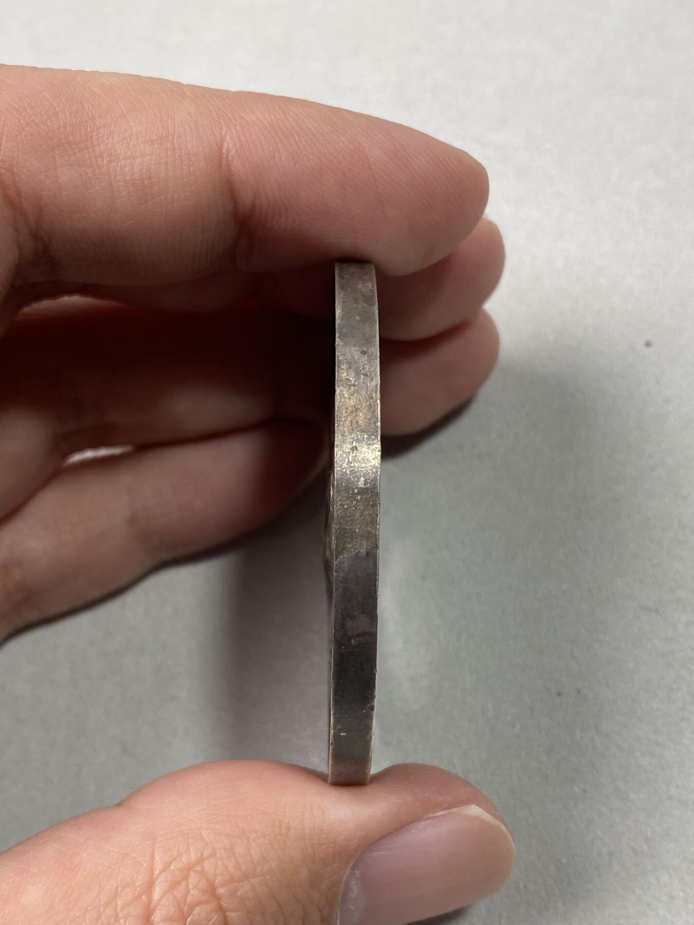 万国钱币拍卖第057期（万国冬季大拍） 19世纪末法国第三共和国农业大银章 浮雕质感黑包浆好状态 55g 50mm