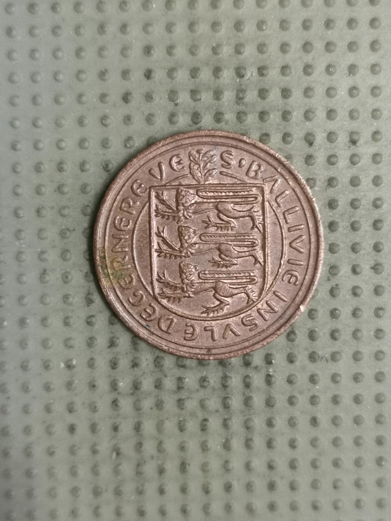 2025年第140场各国散币拍卖（总第140场） 根西岛1971年1便士