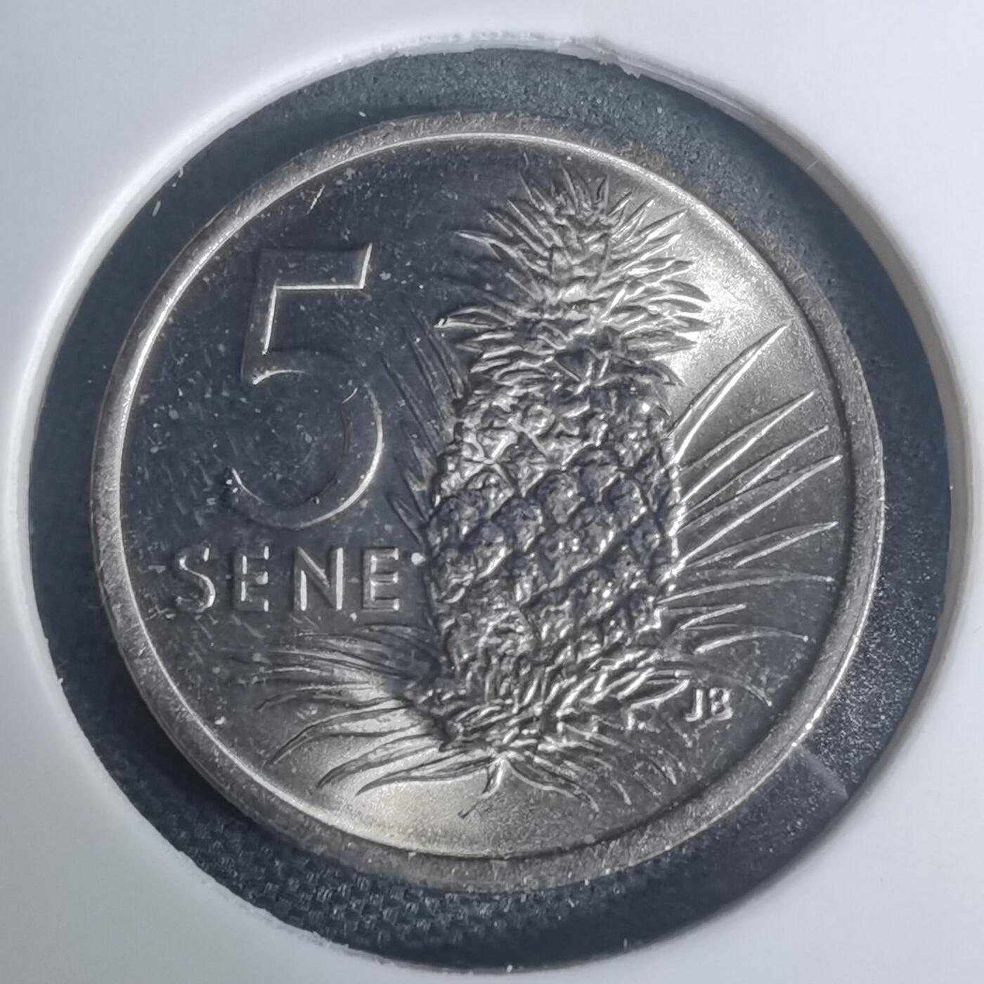 沼泽如烟--第935场 萨摩亚1974年五分