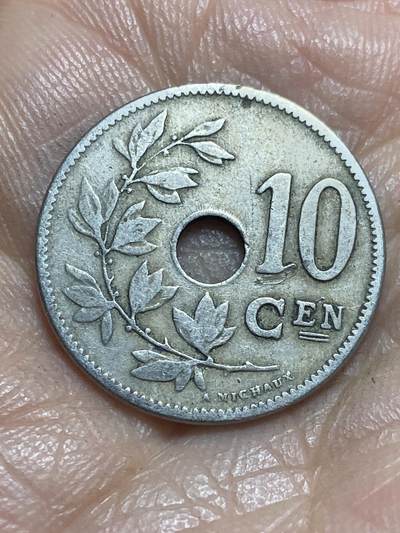 2025年第一百三十七场(总第一百六十三场）外国好品散币场(免佣金) - 少见–比利时🇧🇪1903年10分(利奥波德二世时期，荷语版，首发年)