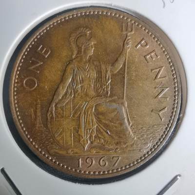 沼泽如烟--第935场 - 英国1967年1便士