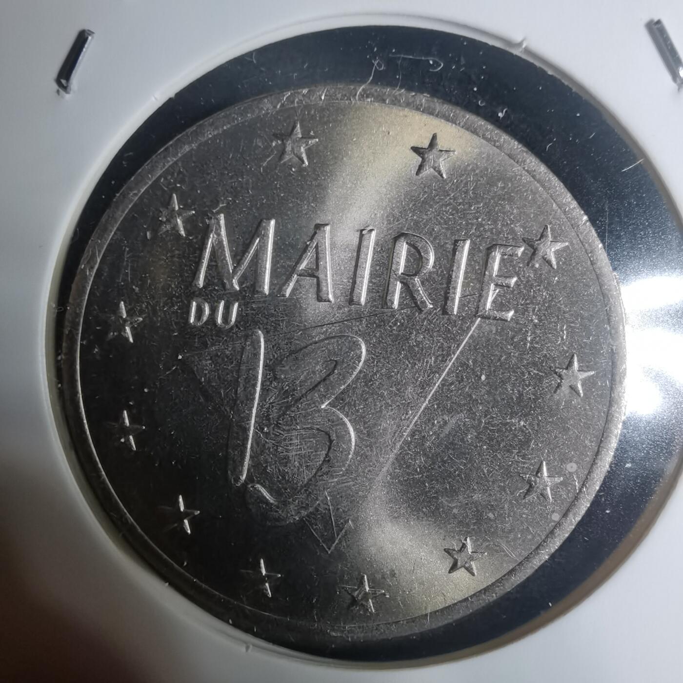 沼泽如烟--第934场 法国1998年十三区2欧纪念币