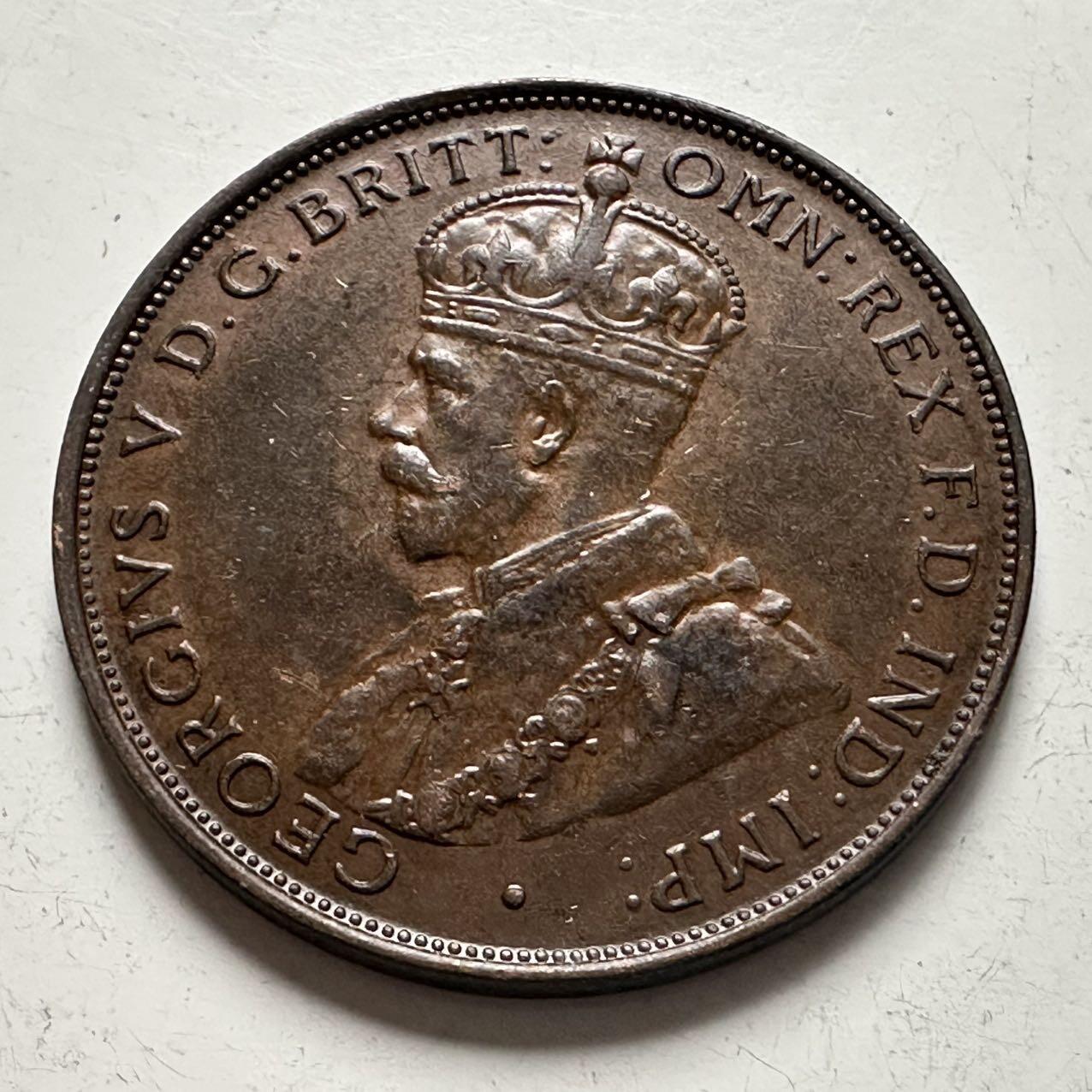 🌹外币初藏🌹🐯2025年第141场  每周二四六晚8️⃣点 接代拍 澳大利亚1935年一便士