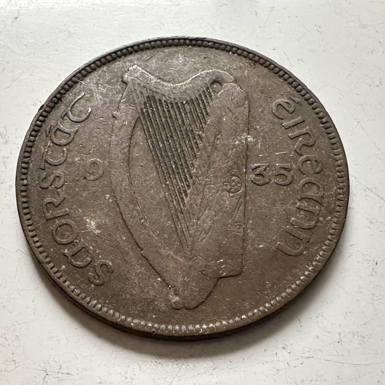 🌹外币初藏🌹🐯2025年第141场  每周二四六晚8️⃣点 接代拍 爱尔兰1935年一便士