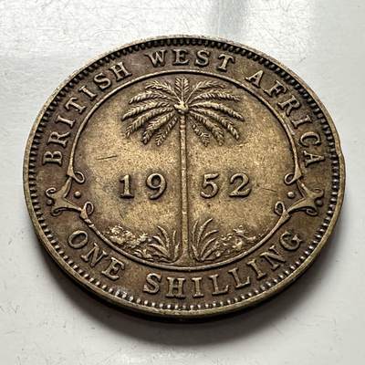 🌹外币初藏🌹🐯2025年第141场  每周二四六晚8️⃣点 接代拍 - 英属西非1952年一先令