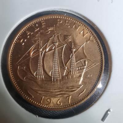 沼泽如烟--第934场 - 英国1967年半便士