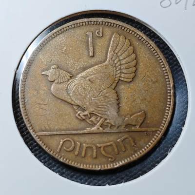 KK钱币收藏小铺 第380期  2月预留时间 周末发货 -  1935爱尔兰1便士铜币