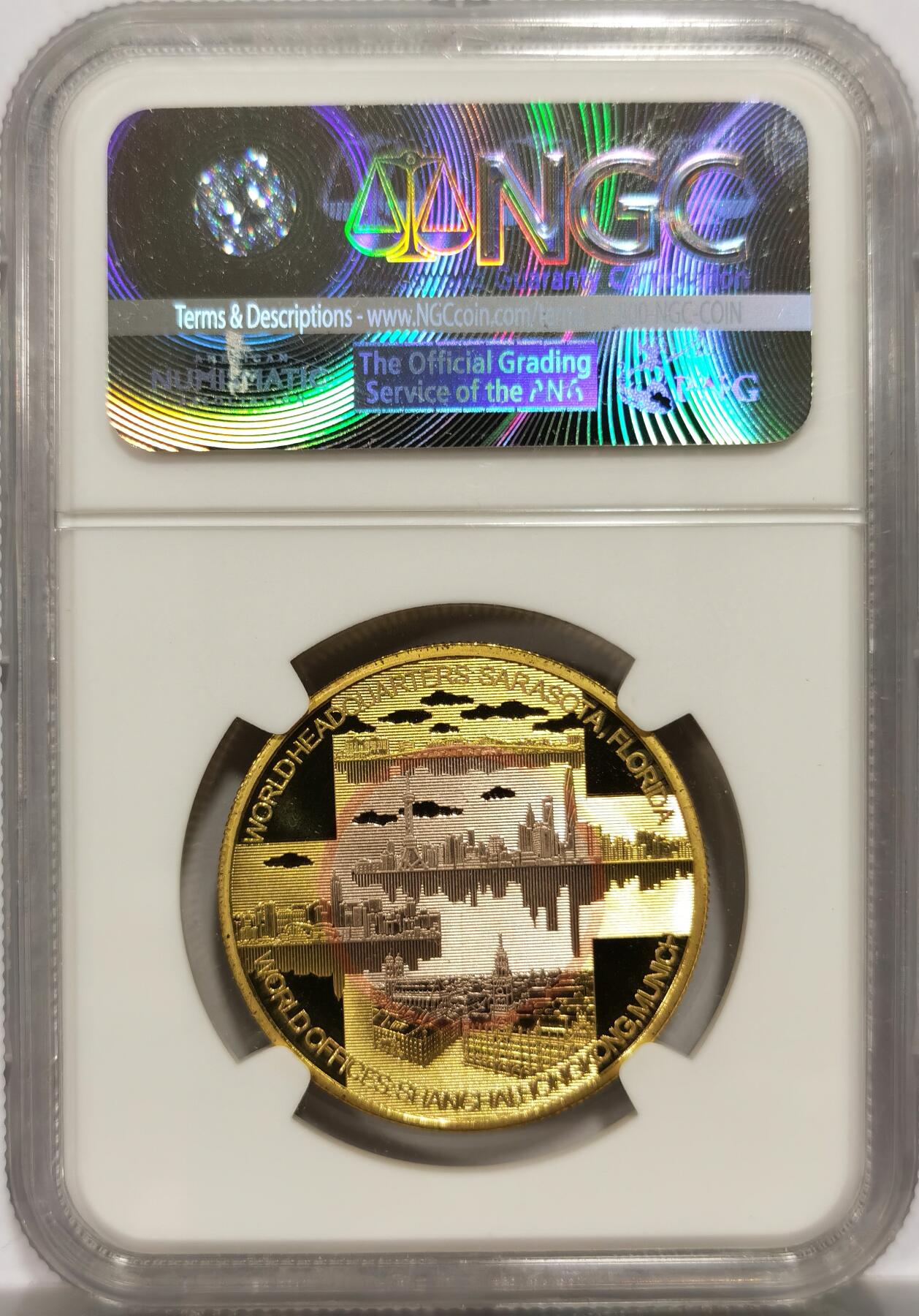 博洋堂世界钱币拍卖第153期（全场包邮） NGC PF70UC 2017年NGC成立30周年纪念章