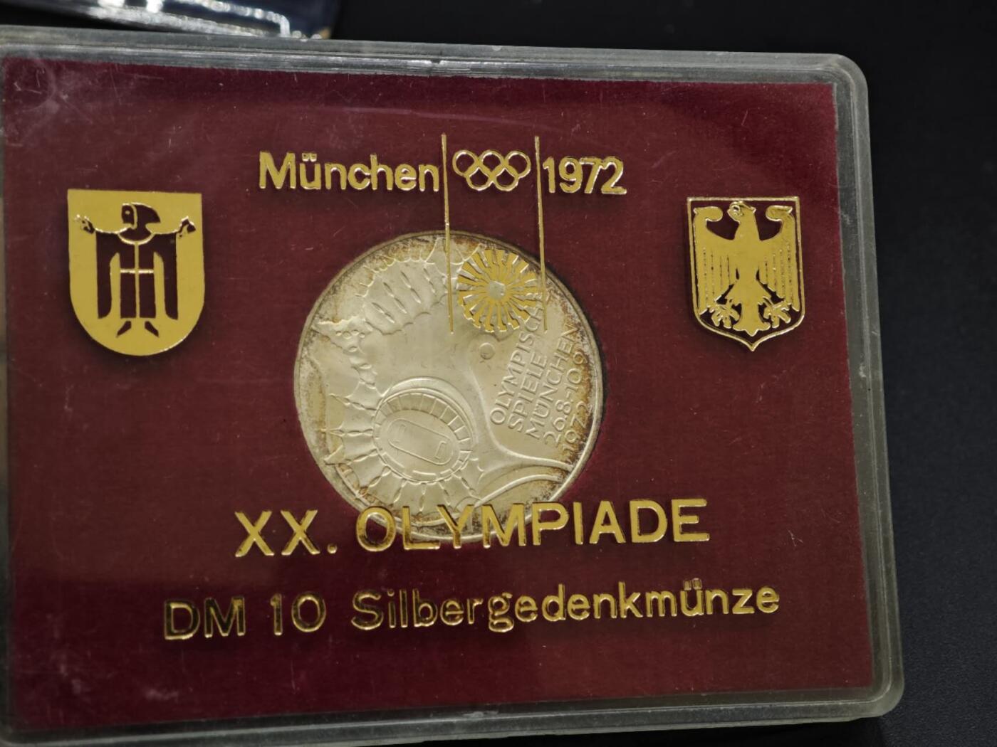 【淘币小摊】实时拍第八百三十拍   银币套币场   满百包邮可预留二周 每周一统一发货   德国1972年慕尼黑奥运会10马克银币重15.5克625银银价135