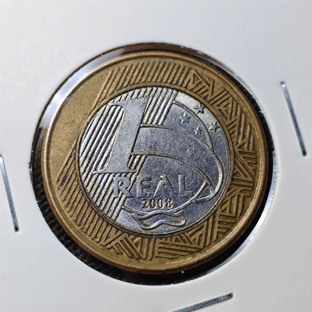 KK钱币收藏小铺 第380期  2月预留时间 周末发货  巴西1瑞尔双色币