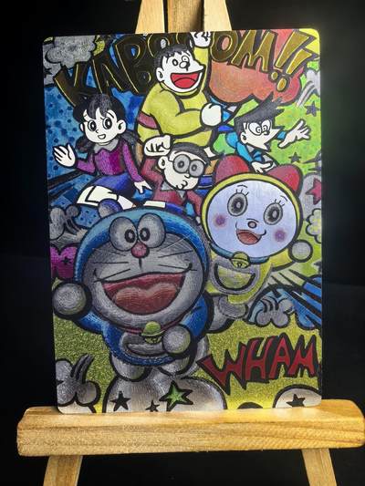 无佣金 不寄存 不收拍 链接少  主攻奇点（有大佬赞助）需要多宫大佬请私聊 部分卡牌设有底价（不想玩的那么累，即使有底价也会比市场价便宜的多，懂的自然懂） 拒绝小号抬价 大家放心拍 所有拍品部分套有卡膜 部分卡牌多宫 自制卡牌 不包厂瑕 放大镜 品控 勿拍 流拍商品会循环 感谢大家支持 留个关注 不定时上新 谢谢 - 奇点卡牌 手绘哆啦A梦粗闪