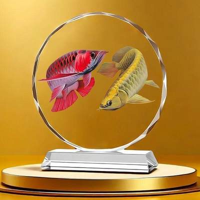 亏本放漏，无佣金 - 鸿运金鸡水晶摆件生肖招财大红公鸡桌面装饰摆台家居镇宅乔迁送礼