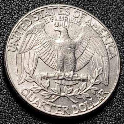 泉币菌-第147场-精品福利场 - 1988年 美国华盛顿老鹰 1/4美元 24mm