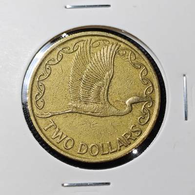 KK钱币收藏小铺 第381期  2月预留时间 周末发货 - 1990新西兰2元 